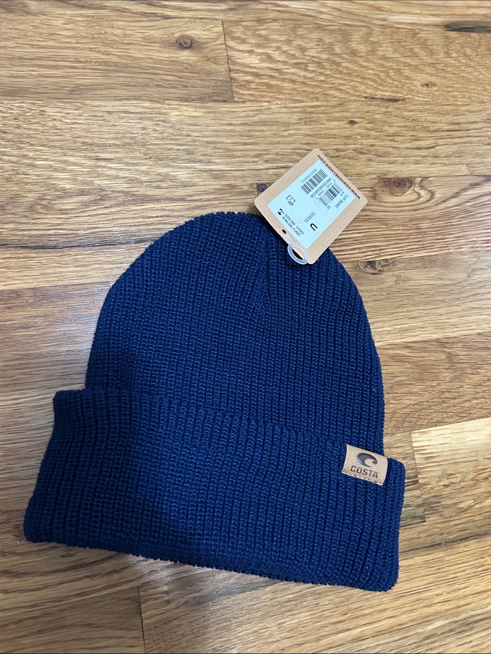💕5/$15 Costa Ribbed Beanie in Navy Blue